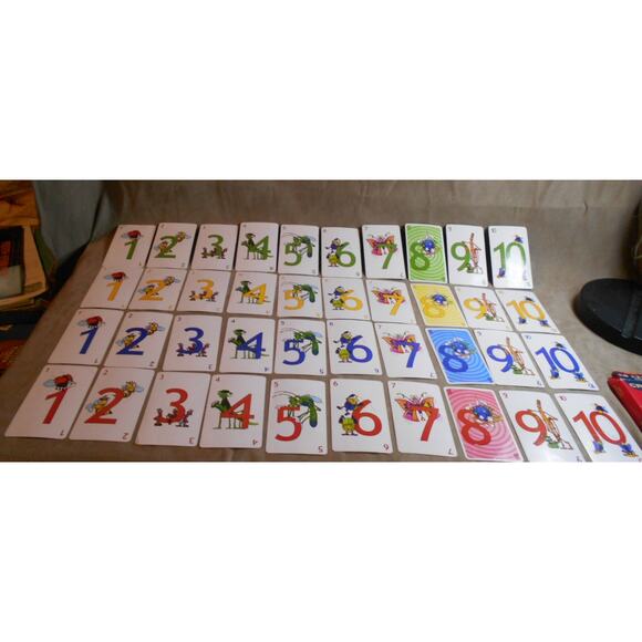 2005 Crazy 8's Jumbo Card Game Complete Insect Bug Theme Fundex #3210 - Picture 4 of 8